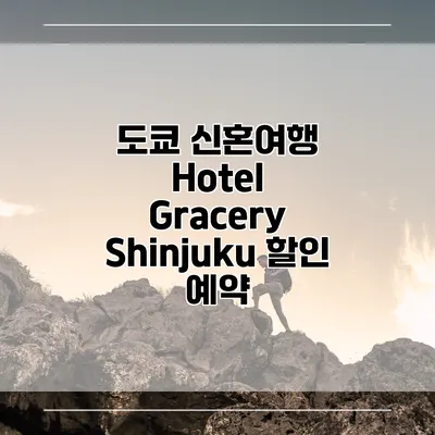 도쿄 신혼여행 Hotel Gracery Shinjuku 할인 예약
