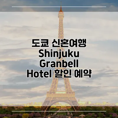 도쿄 신혼여행 Shinjuku Granbell Hotel 할인 예약