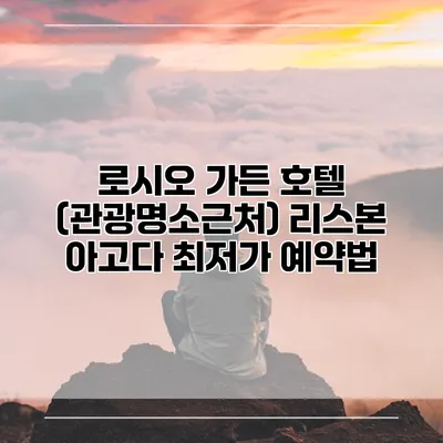 로시오 가든 호텔 (관광명소근처) 리스본 아고다 최저가 예약법