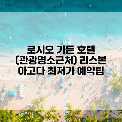 로시오 가든 호텔 (관광명소근처) 리스본 아고다 최저가 예약팁