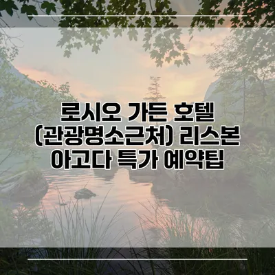 로시오 가든 호텔 (관광명소근처) 리스본 아고다 특가 예약팁