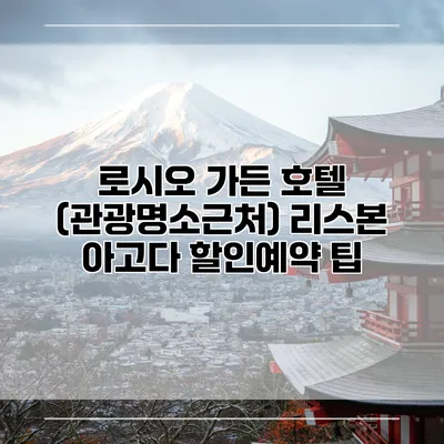 로시오 가든 호텔 (관광명소근처) 리스본 아고다 할인예약 팁