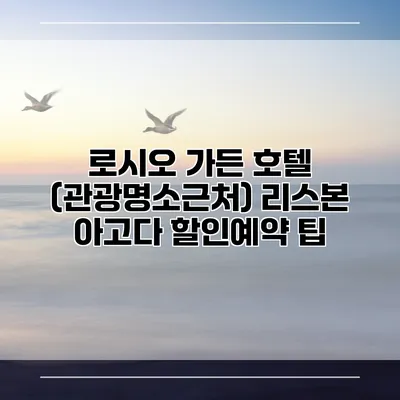 로시오 가든 호텔 (관광명소근처) 리스본 아고다 할인예약 팁
