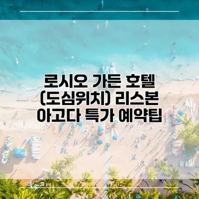 로시오 가든 호텔 (도심위치) 리스본 아고다 특가 예약팁