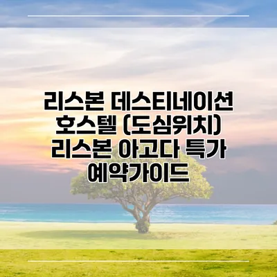 리스본 데스티네이션 호스텔 (도심위치) 리스본 아고다 특가 예약가이드