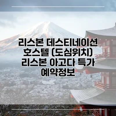 리스본 데스티네이션 호스텔 (도심위치) 리스본 아고다 특가 예약정보
