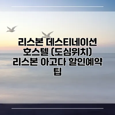 리스본 데스티네이션 호스텔 (도심위치) 리스본 아고다 할인예약 팁