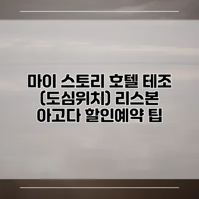 마이 스토리 호텔 테조 (도심위치) 리스본 아고다 할인예약 팁