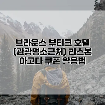 브라운스 부티크 호텔 (관광명소근처) 리스본 아고다 쿠폰 활용법