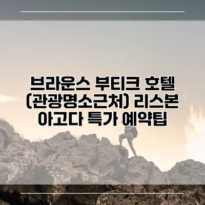 브라운스 부티크 호텔 (관광명소근처) 리스본 아고다 특가 예약팁