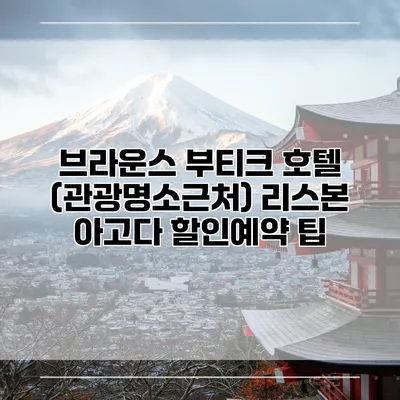 브라운스 부티크 호텔 (관광명소근처) 리스본 아고다 할인예약 팁