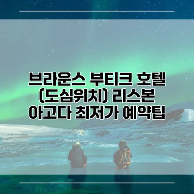 브라운스 부티크 호텔 (도심위치) 리스본 아고다 최저가 예약팁
