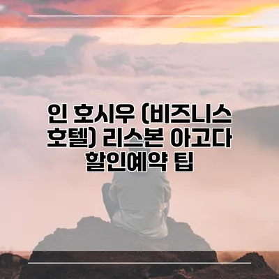 인 호시우 (비즈니스 호텔) 리스본 아고다 할인예약 팁