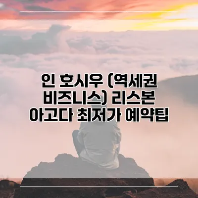 인 호시우 (역세권 비즈니스) 리스본 아고다 최저가 예약팁