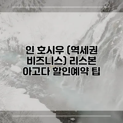 인 호시우 (역세권 비즈니스) 리스본 아고다 할인예약 팁