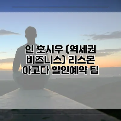 인 호시우 (역세권 비즈니스) 리스본 아고다 할인예약 팁