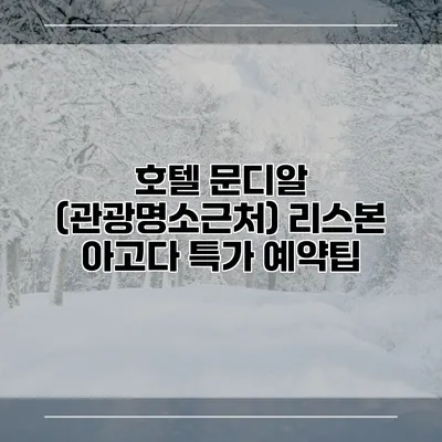 호텔 문디알 (관광명소근처) 리스본 아고다 특가 예약팁