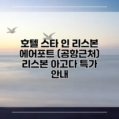 호텔 스타 인 리스본 에어포트 (공항근처) 리스본 아고다 특가 안내