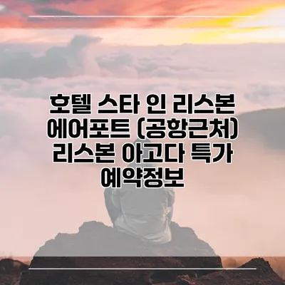 호텔 스타 인 리스본 에어포트 (공항근처) 리스본 아고다 특가 예약정보