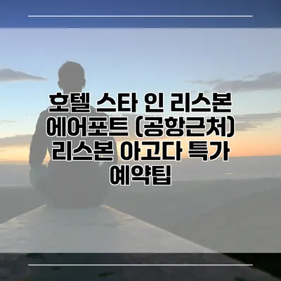 호텔 스타 인 리스본 에어포트 (공항근처) 리스본 아고다 특가 예약팁