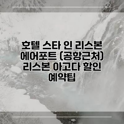호텔 스타 인 리스본 에어포트 (공항근처) 리스본 아고다 할인 예약팁