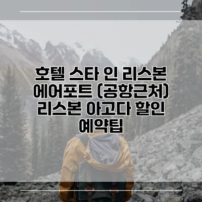 호텔 스타 인 리스본 에어포트 (공항근처) 리스본 아고다 할인 예약팁