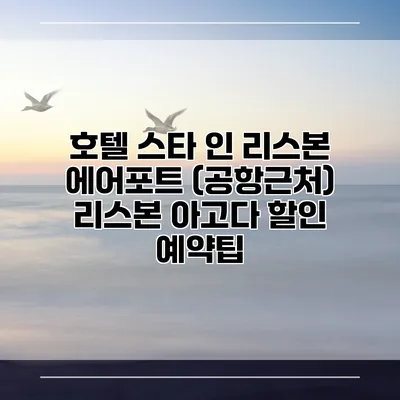호텔 스타 인 리스본 에어포트 (공항근처) 리스본 아고다 할인 예약팁