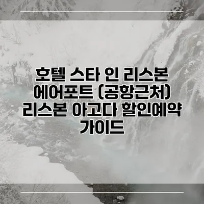 호텔 스타 인 리스본 에어포트 (공항근처) 리스본 아고다 할인예약 가이드